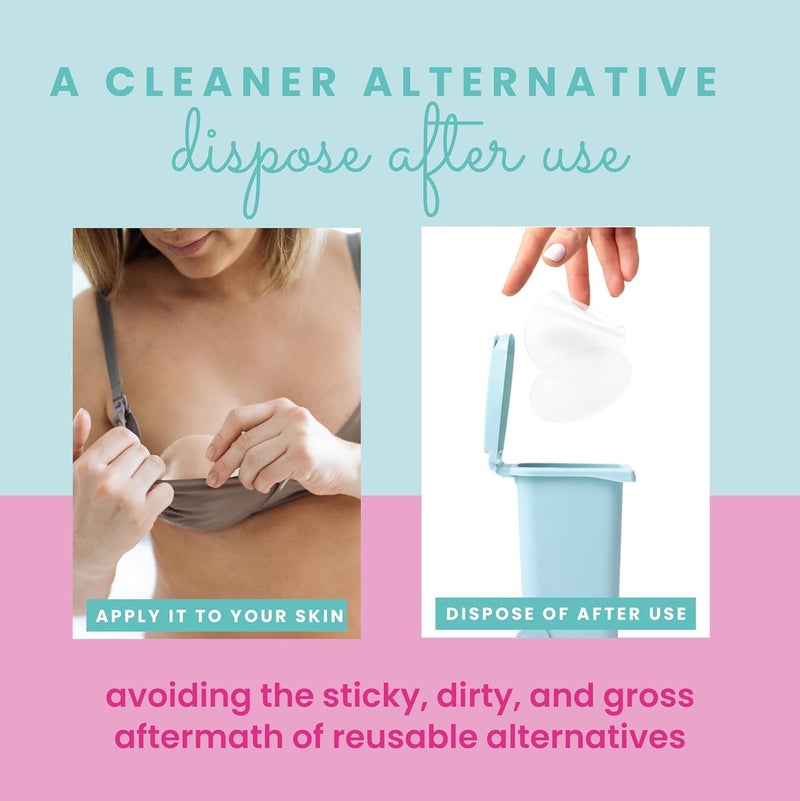 Lavie Soothing Gel Pads, Instant Cooling Relief for Sore Nipples, Made Without BPA, Hydrogel Pads for Breastfeeding, Aloe Vera Infused 16 Count - Image 2