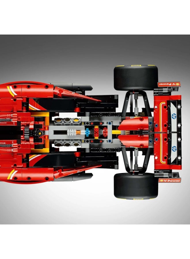 LEGO Technic Ferrari SF-24 F1 Car Model - Collectible Formula 1 Set with 1:8 Scale V6 Engine, Gear Box, Steering & DRS - Gift Idea for Adult & Teenage Racing Fans 42207 - Image 4