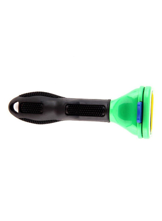 Loquat Long And Short Hair Grooming Brush Tool Green/Black Smallyard - Image 4