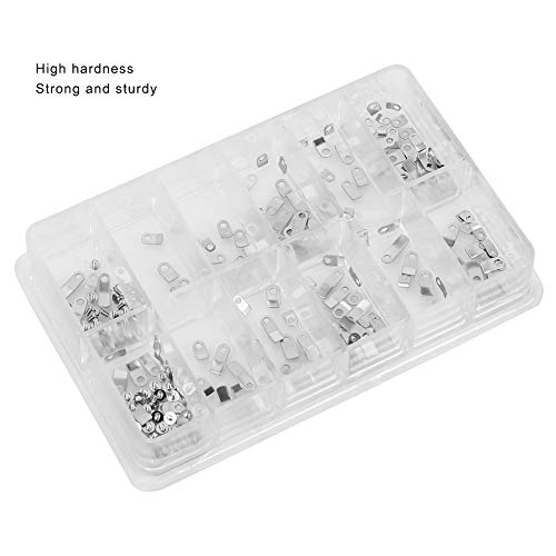 Akozon Watch Crown Replacement, Watch Movement Screws, 240 Pcs Watch Casing Clamp Adapter Casing Movement Securing Screw Washer for 2824 2836 2846 - Image 2