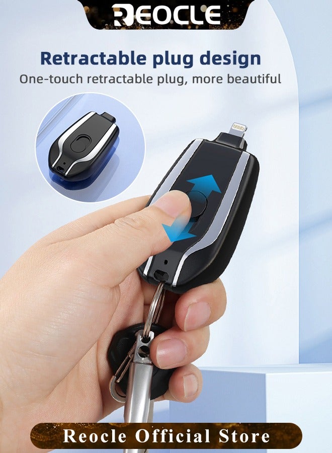 REOCLE Mini Portable Charger Power Bank 1500mAh Portable Phone Charger UltraCompact PD Fast Charging Battery Pack for iPhone 14/14 Plus/14 Pro Max/13/Pro Max/12 and More - Image 3