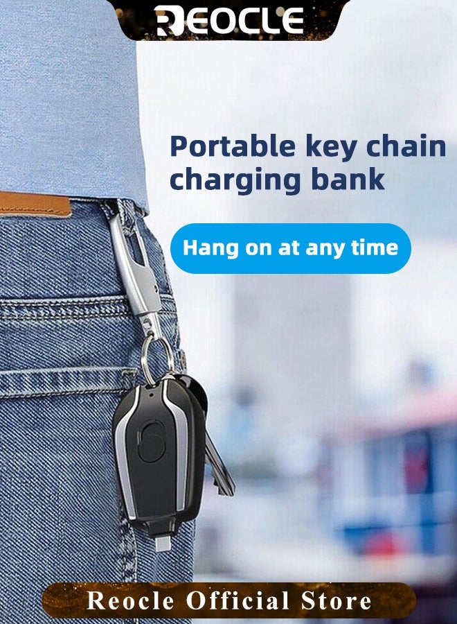 REOCLE Mini Portable Charger Power Bank 1500mAh Portable Phone Charger UltraCompact PD Fast Charging Battery Pack for iPhone 14/14 Plus/14 Pro Max/13/Pro Max/12 and More - Image 4