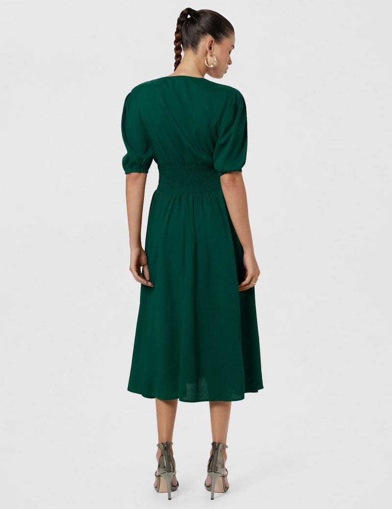 Styli Women's Polyester A-Line Dresses Maxi Dress (7006737013_Green_M) - Image 3