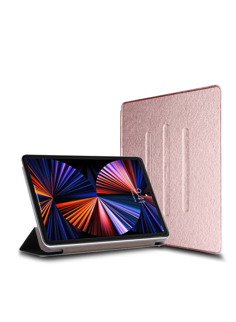 Wtech Folio Flip Trifold Leather Stand Case Cover for Apple iPad Pro 12.9 inch 2021 - Image 2