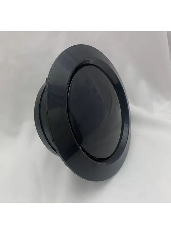 Black Rotatable Vent Cover Adjustable Switch Easy Clean 6 Inch Size Bird Proof - Image 1