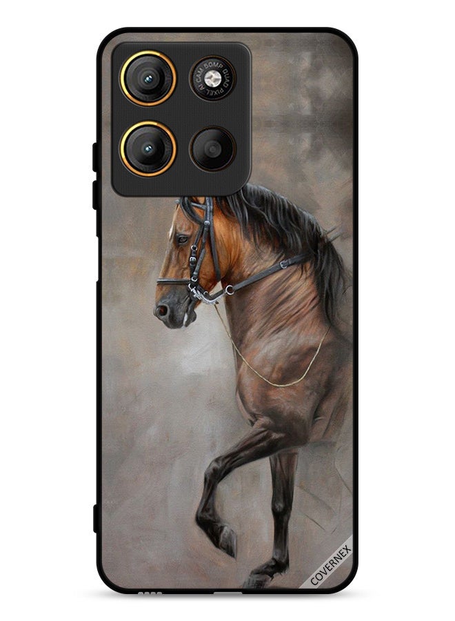 Covernex Motorola Moto G15 Protective Case Cover Vintage Picture Of Horse