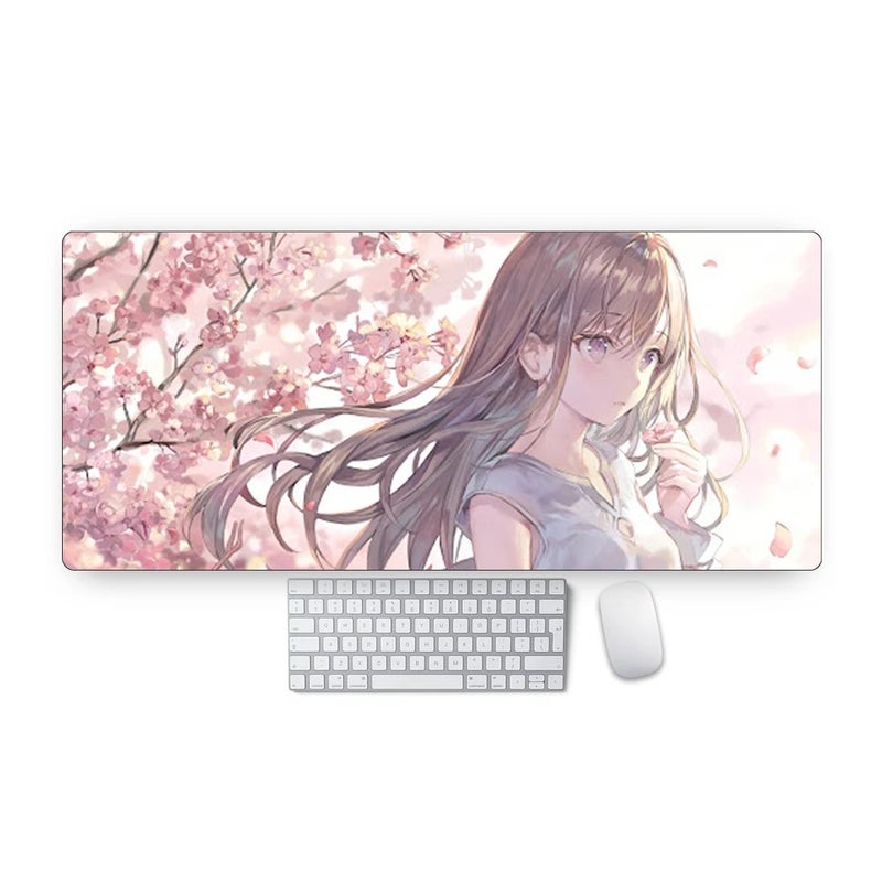 Y&D Durable PU Leather Keyboard Desk Mat - Waterproof Large Office Computer Gaming Mouse Pad with Logo Design - Image 3
