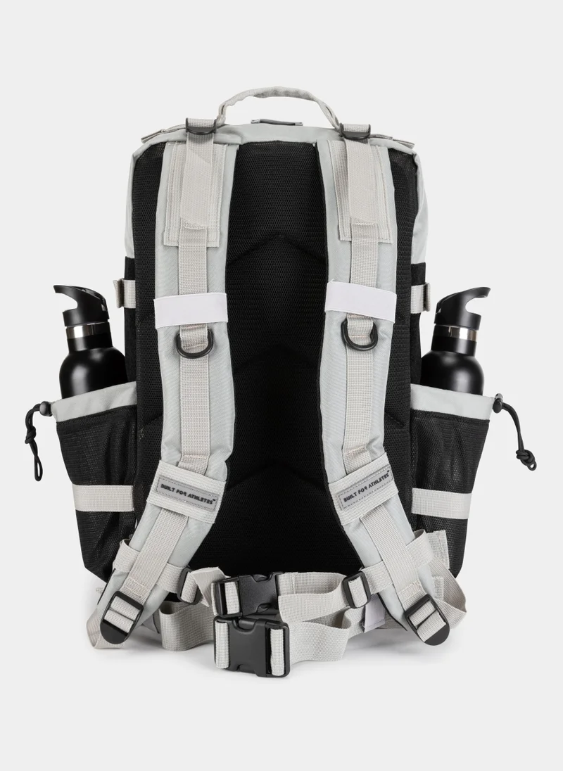 Built for Athletes LARGE GYM BACK PACK BUILT FOR ATHLETES GREYSCALE