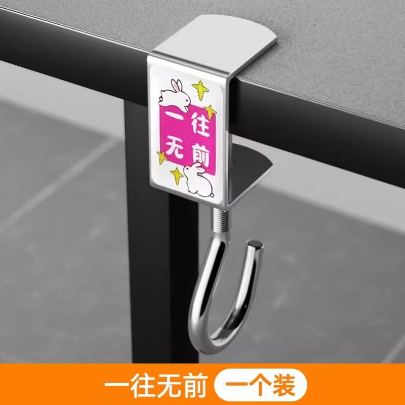 Schoolbag Hook Tableside Artifact Adjustable Primary School Students Dormitory Desk Hanging Bag Hook Backpack Special Hook As soon as possible] school bag hook 
