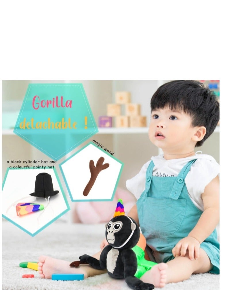 XiuWoo Gorilla Tag Plush Gorilla Tag Monke Plush Doll Toys, Stuffed Animals Toy Game Figure Doll Gift for Game Fans - Image 3