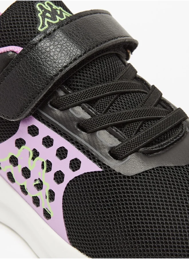 كابا Girls' Colourblock Sports Shoes with Hook and Loop Closure