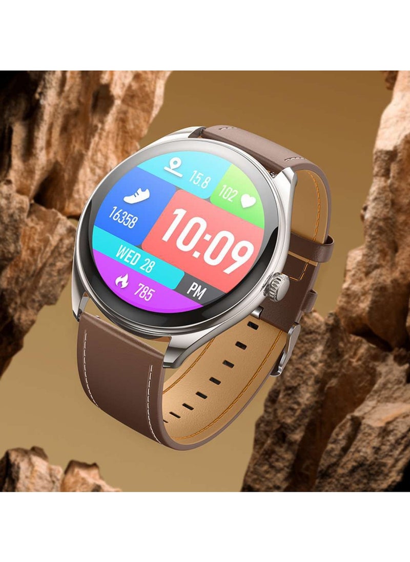 Smart Watch Hoco Y22 AMOLED supports Bluetooth calls, IP67 water and dust resistance, with two straps, gift inside the box(black)