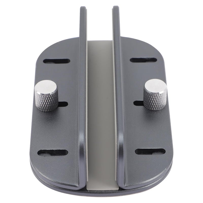 Adjustable Vertical Laptop Stand Desktop Holder Gray Black Small Size for Laptop Tablet Phone - Image 2