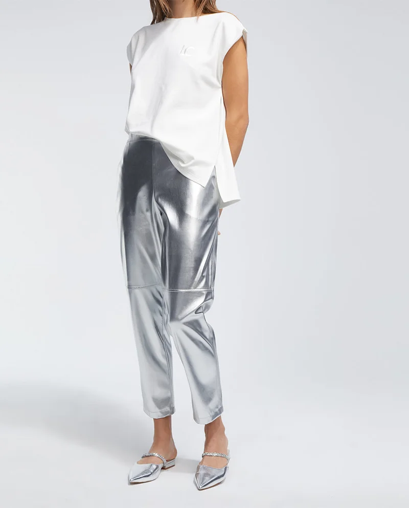 Lola Casademunt Silver trousers