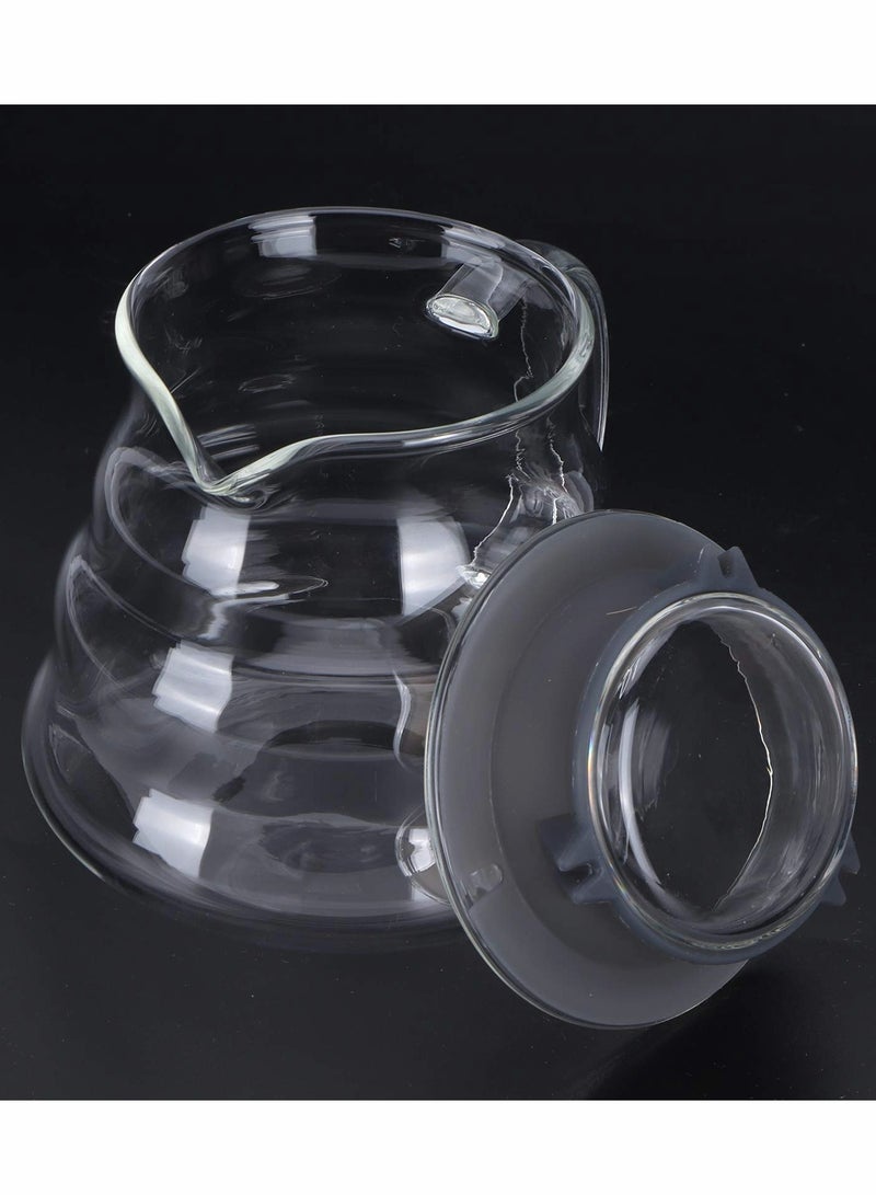 Excefore Glass Coffee Server, Clear Standard Glass Coffee Carafe Professional Coffee Pot - Image 5