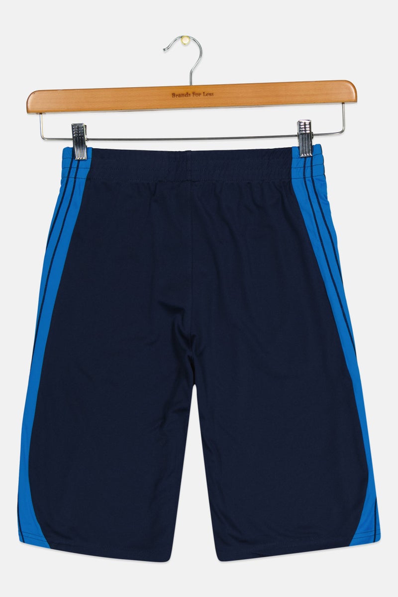PUMA Kids Boy Brand Logo Training Shorts, Navy - Image 2