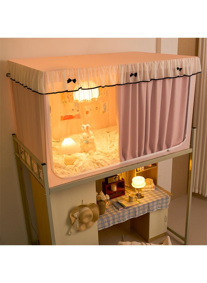 Bluejw Shaded College Students' Dormitory Special All-inclusive Closed Non-coated Mosquito Net Bed Curtain Integrated Bedroom Upper And Lower Bds Universal  - Image 1
