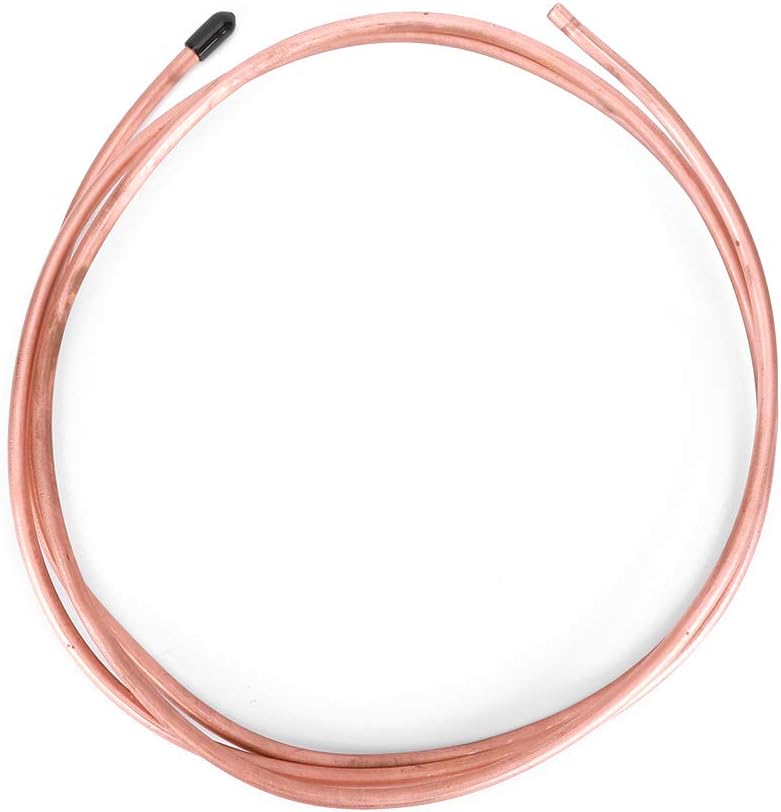 C1100 T2 Soft Copper Tube Coil 2m Refrigeration Pipe for AC and Refrigerator Flexible Copper Tubing 6mm OD 4.8mm ID 0.6mm Wall Thickness - Image 1