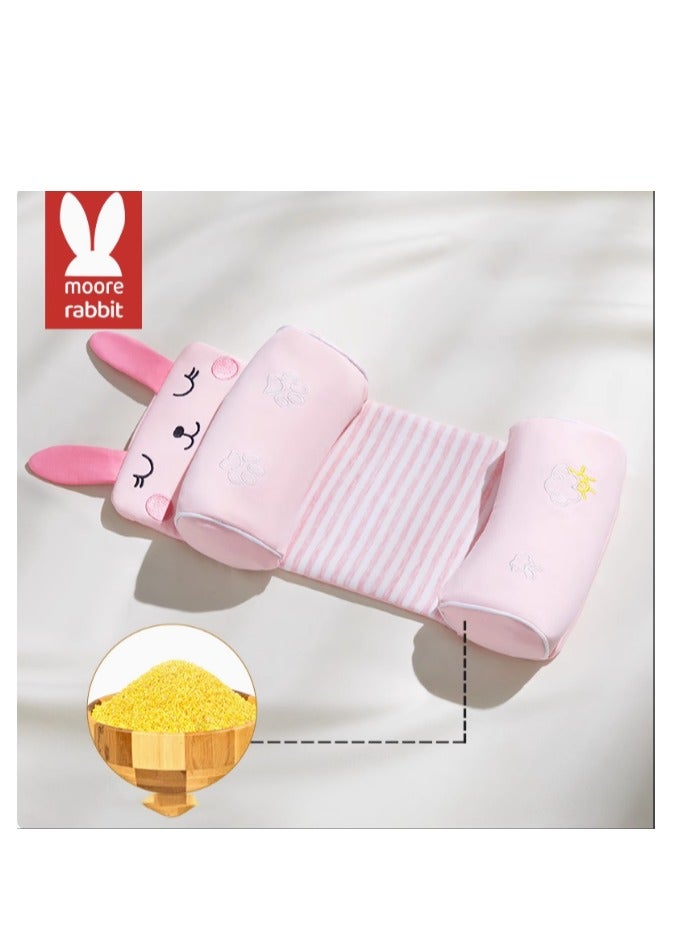(7A Antibacterial And Mite Proof) Newborn Pure Cotton Soft And Comfortable Shaping Pillow - Image 1
