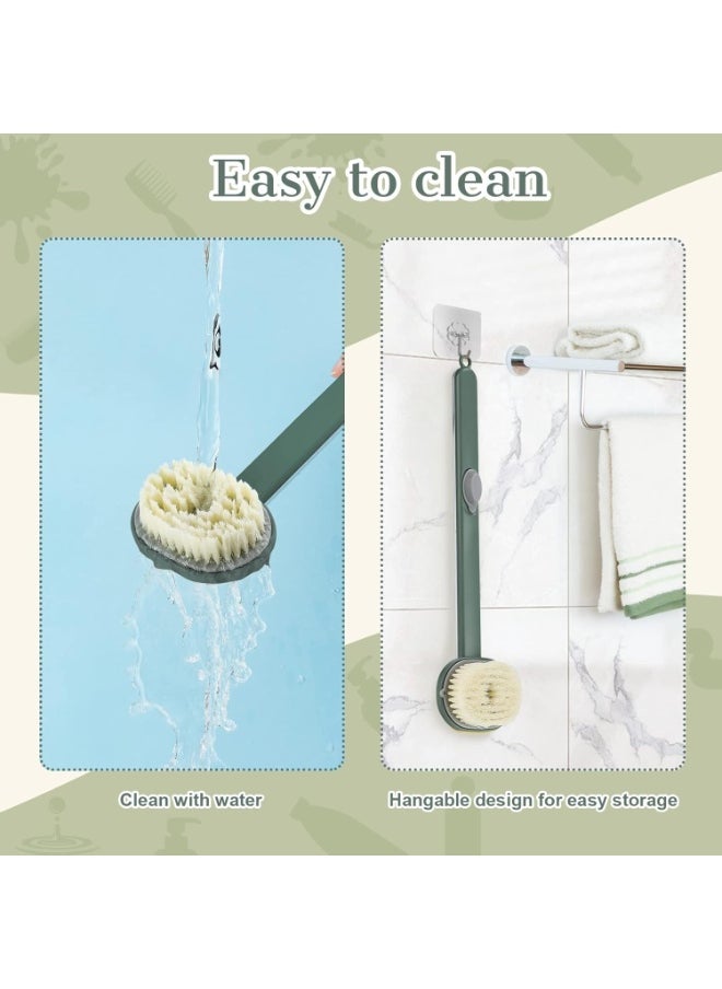 Back Bath Brush with Shower Dispenser