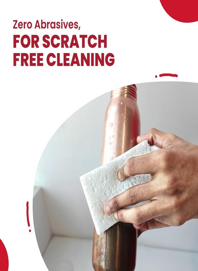 Happi Planet Copper, Bronze & Brass Cleaner Spray | 500 ML | zero Abrasives, zero Scratches | Non-Toxic, Plant Based | Suitable for Drinkware, Cookware, Idols & Diyas | Co- Created with P-TAL - Image 2