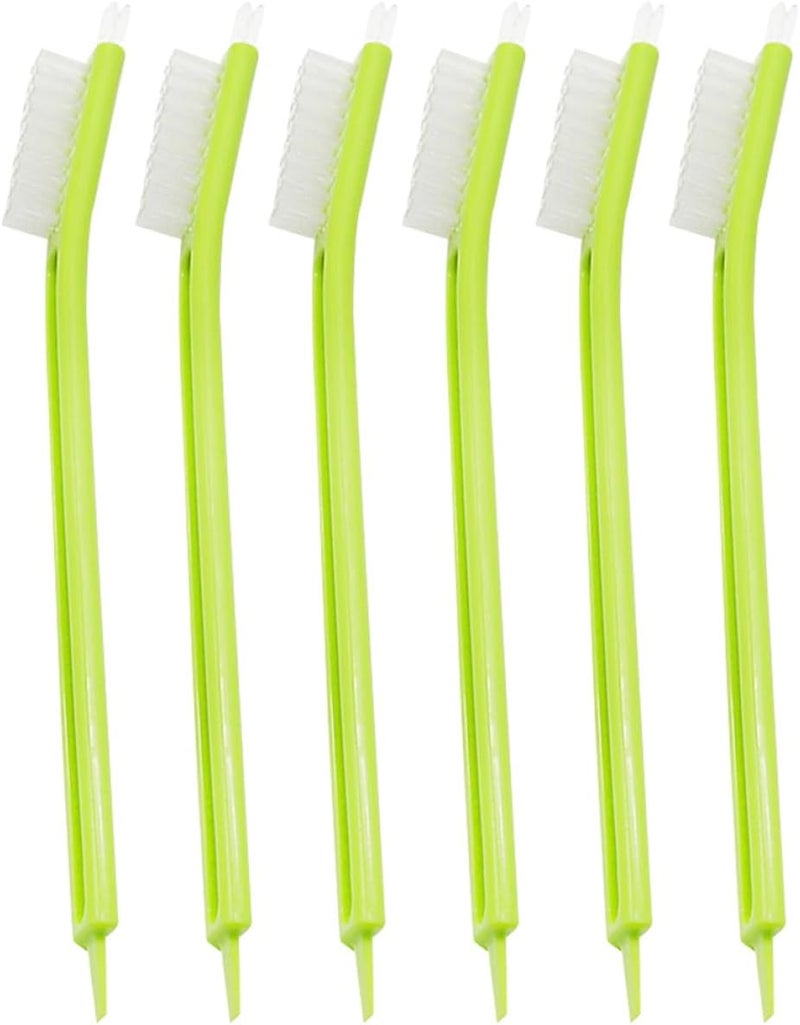 6-pcs Multi-Function Juicer Cleaning Brushes Set, Plastic Compact Grip Brush with Replaceable Bristles, Household Kitchen Cleaner for Food Processor and Soymilk Machine Maintenance - Image 1