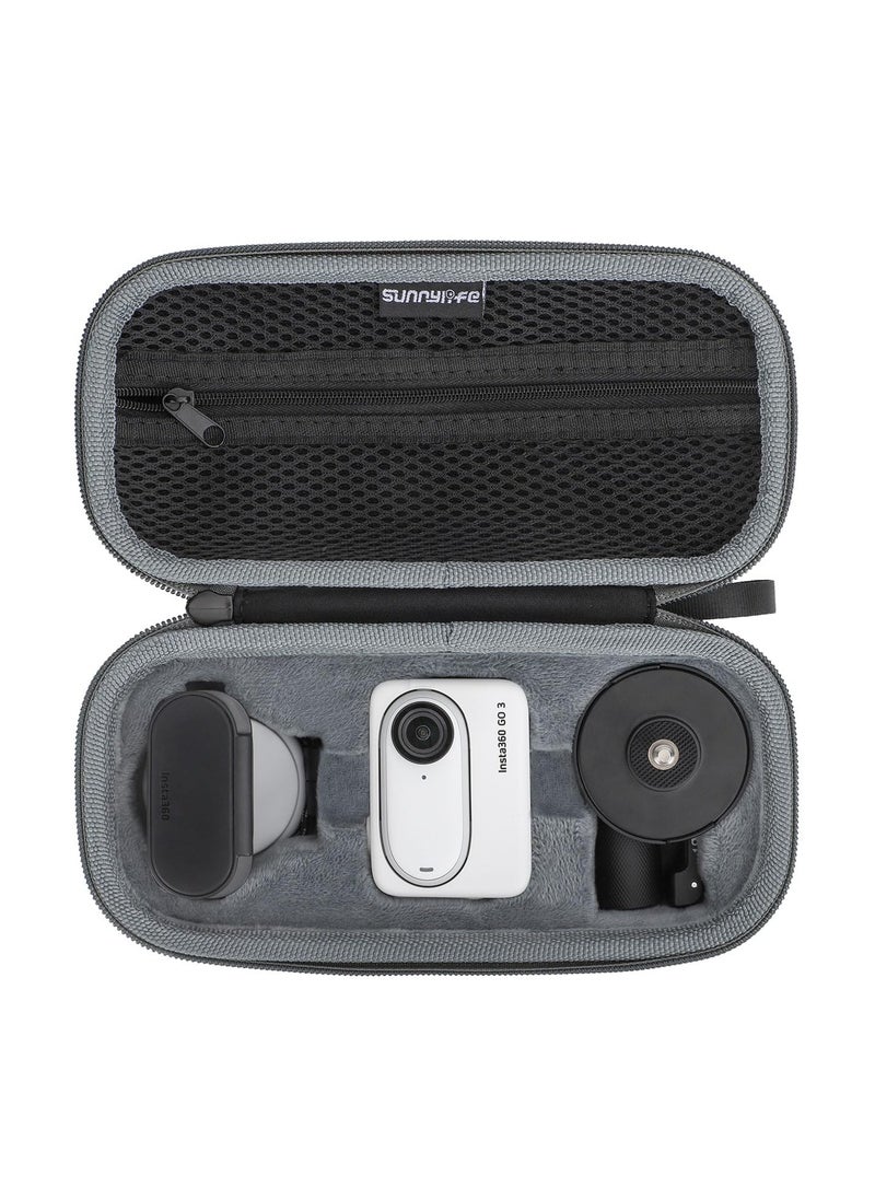 Sunnylife - Portable Carrying Case Hard EVA Travel Box Storage Bag for Insta360 GO 3 Action Camera - Image 1