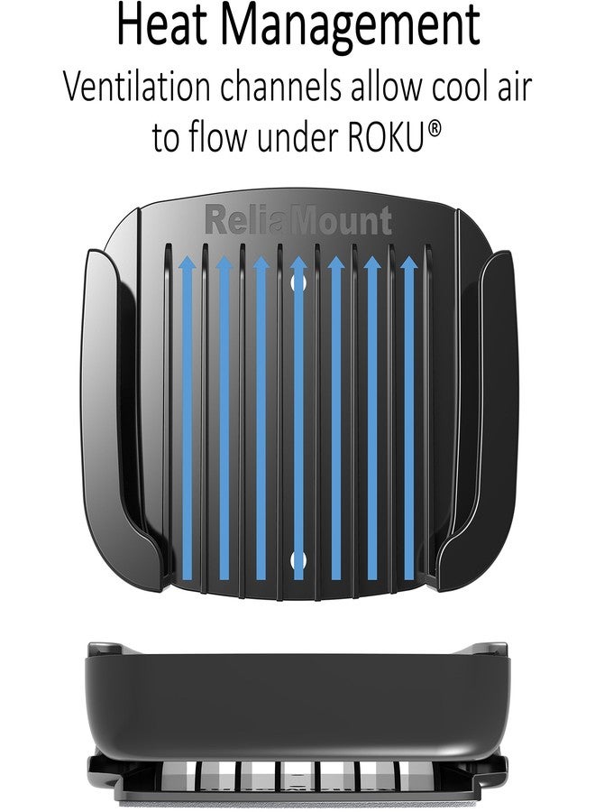 ReliaMount Holder for Old Roku Ultra (Not Compatible with Roku Ultra Models Purchased After September 2020) - Image 5