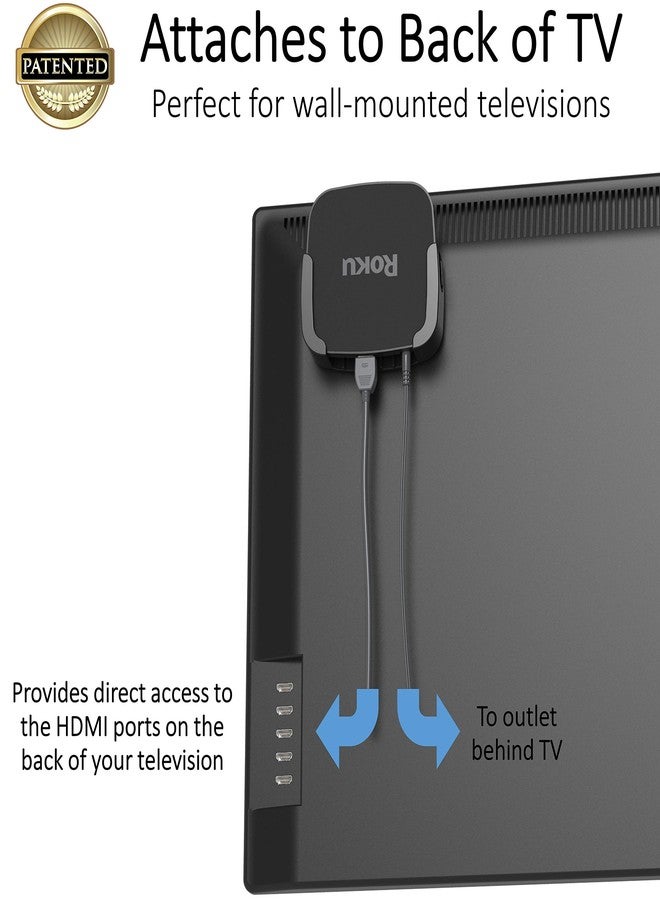 ReliaMount Holder for Old Roku Ultra (Not Compatible with Roku Ultra Models Purchased After September 2020) - Image 3