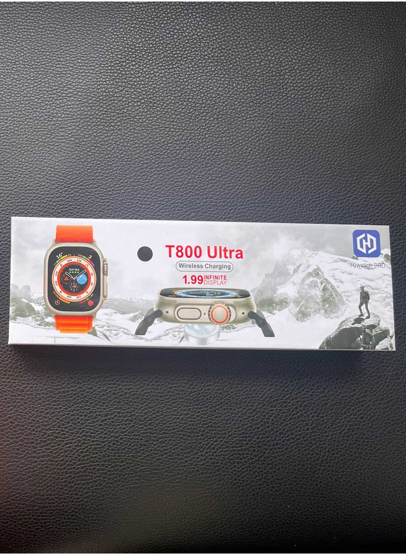 Generic - T800 Ultra Series 8 (2023) Smart Watch 1.99 Inch IPS display NFC Bluetooth V5 Call Waterproof IP67 Wireless Charger - Image 1