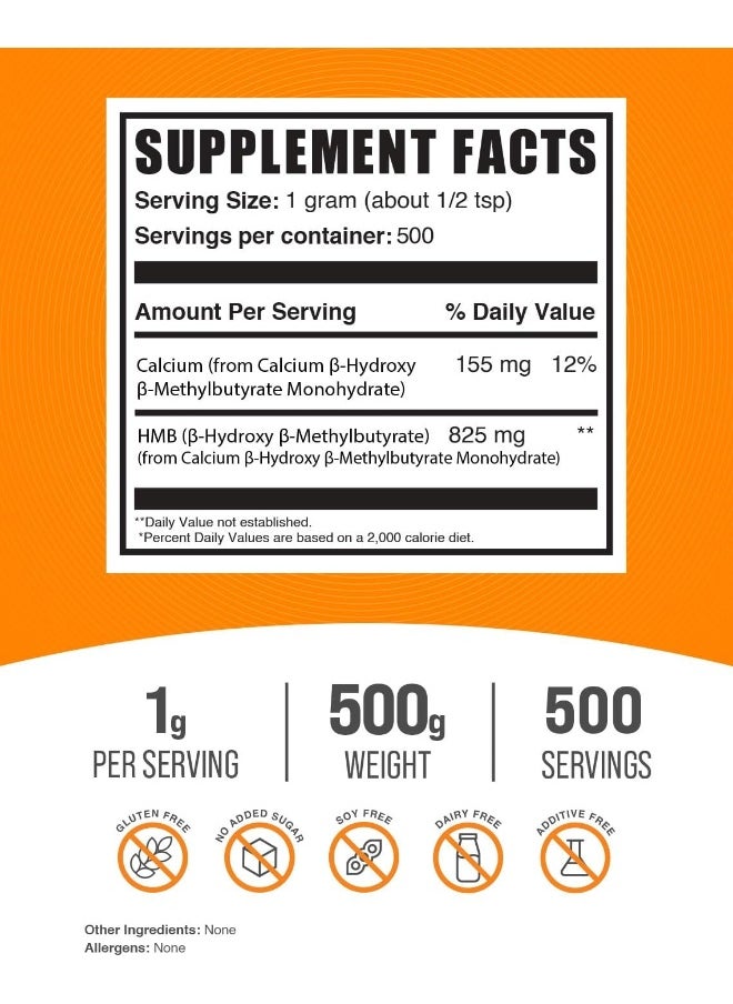 BulkSupplements Pure Hmb Powder (500 Grammes)  - Image 2