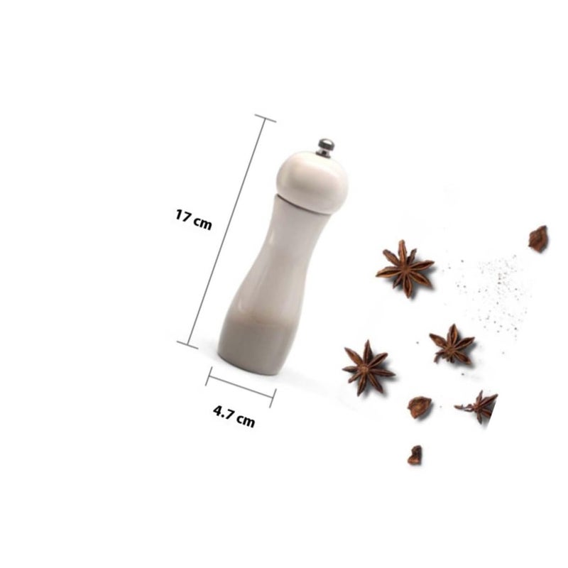 Ceramic Manual Pepper Mill Adjustable Coarseness 6 Inch Gradient Design Kitchen Gadget - Image 3