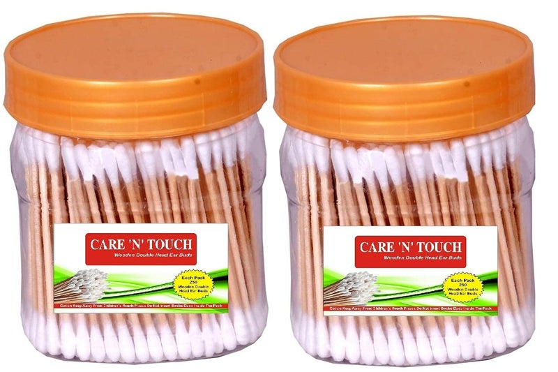 CARE 'N' TOUCH Care N Touch Wooden Double Head Cotton Ear Buds (PACK OF 2) - Image 5