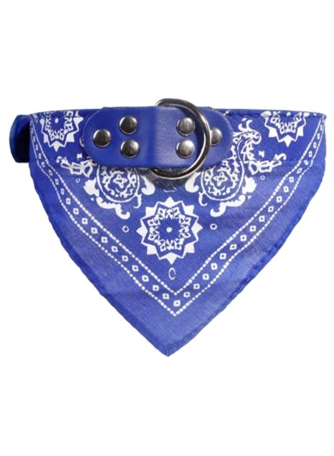 Generic Blue White Black Adjustable Triangle Collar Scarf M 