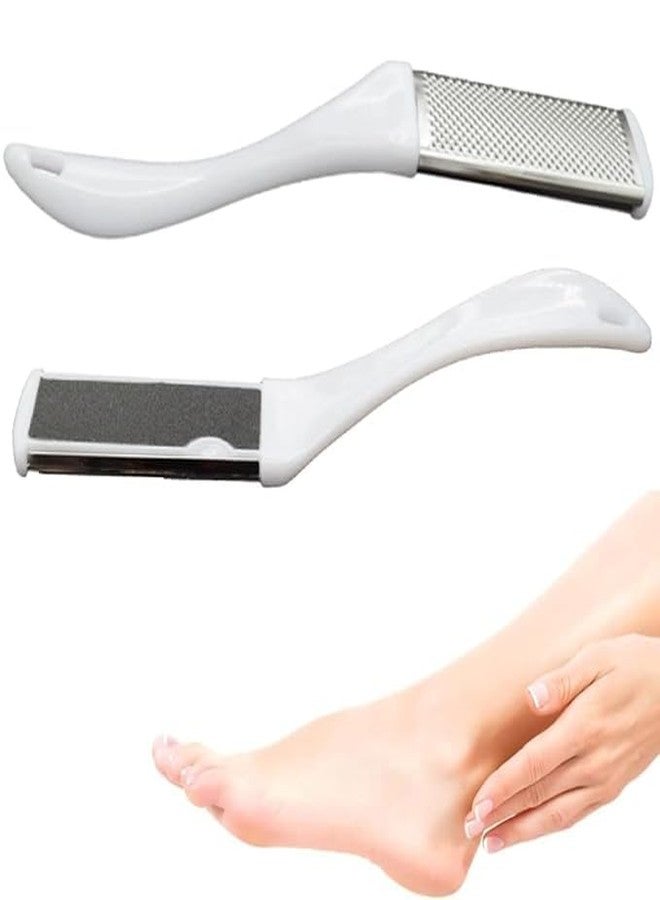 CLICKSWIFT مبرد أقدام مرن من كليك سويفت مع ملف بيديكور مزدوج الجوانب لتنظيف الكعب وإزالة الجلد الميت للاستخدام المنزلي، متعدد الألوان 1 قطعة - Image 1