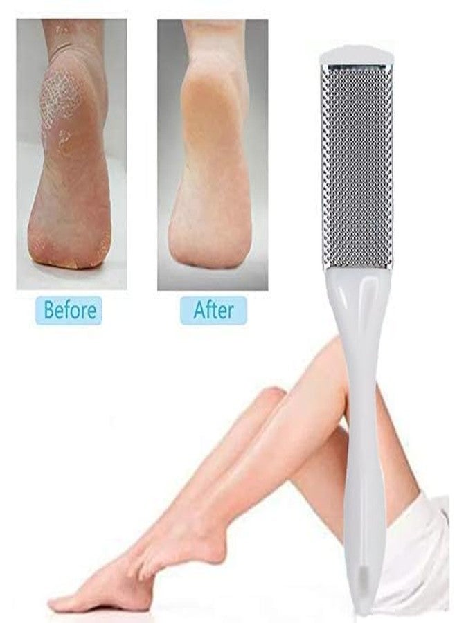 CLICKSWIFT مبرد أقدام مرن من كليك سويفت مع ملف بيديكور مزدوج الجوانب لتنظيف الكعب وإزالة الجلد الميت للاستخدام المنزلي، متعدد الألوان 1 قطعة - Image 4