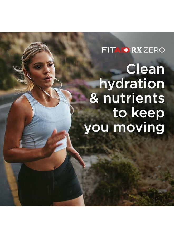 LIFEAID FITAID RX Zero Sugar, Encapsulated Creatine, Workout Recovery Drink, All-In-One Blend, BCAAs, Glucosamine, Turmeric, B-Complex, Naturally Sweetened, Blue Raspberry, 12 Fl Oz (Pack of 12) - Image 4