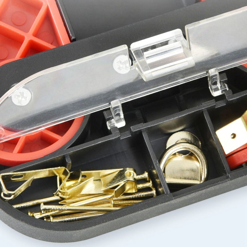 Picture Hanger Tool Photo Frame Hanging Leveling Tool with Bubble Level for Decoration - Image 3