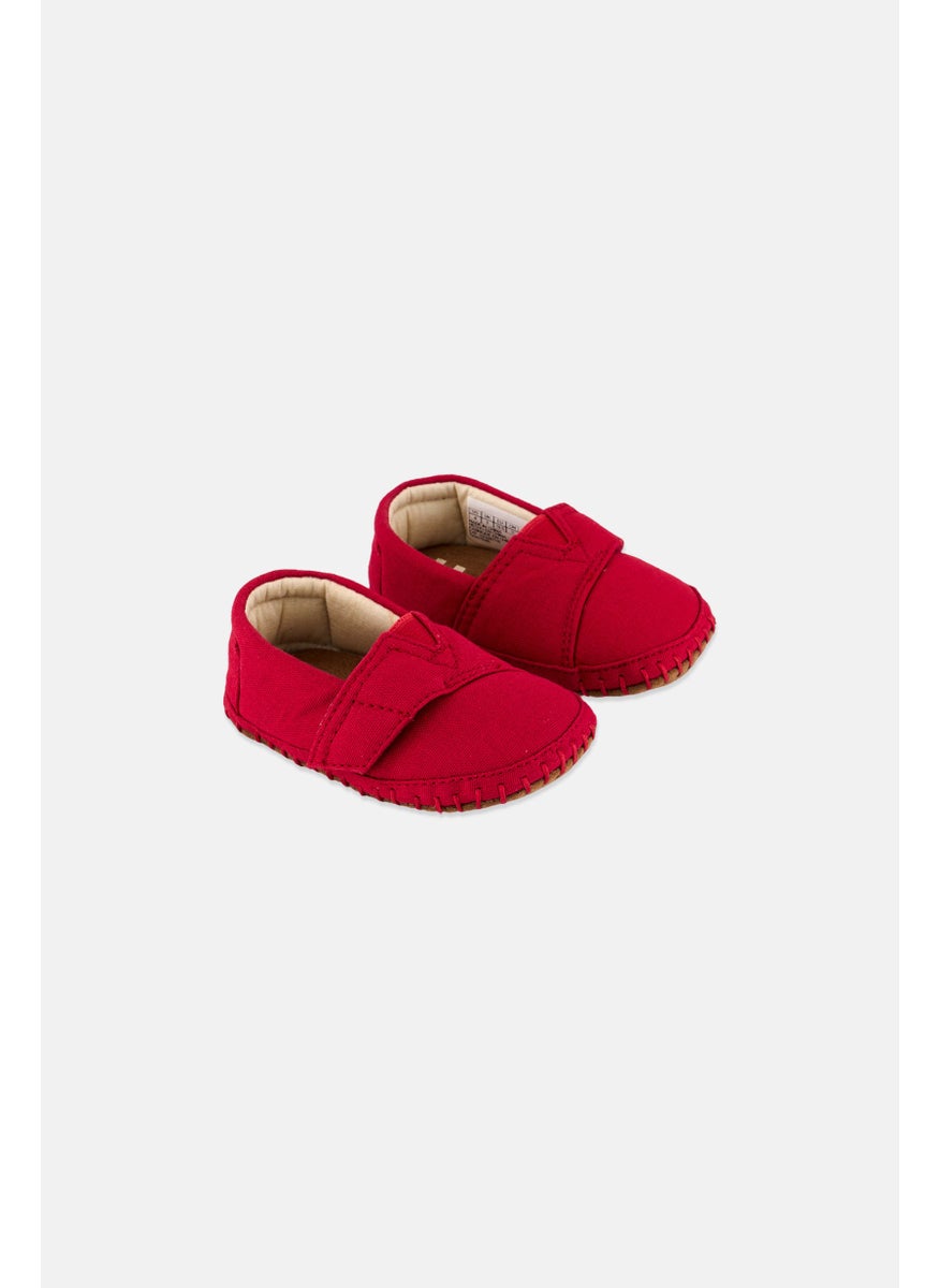 TOMS Toddlers Girl Canvas Slip On Shoes, Red  - Image 1