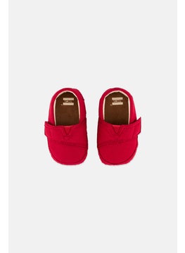 TOMS Toddlers Girl Canvas Slip On Shoes, Red  - Image 3