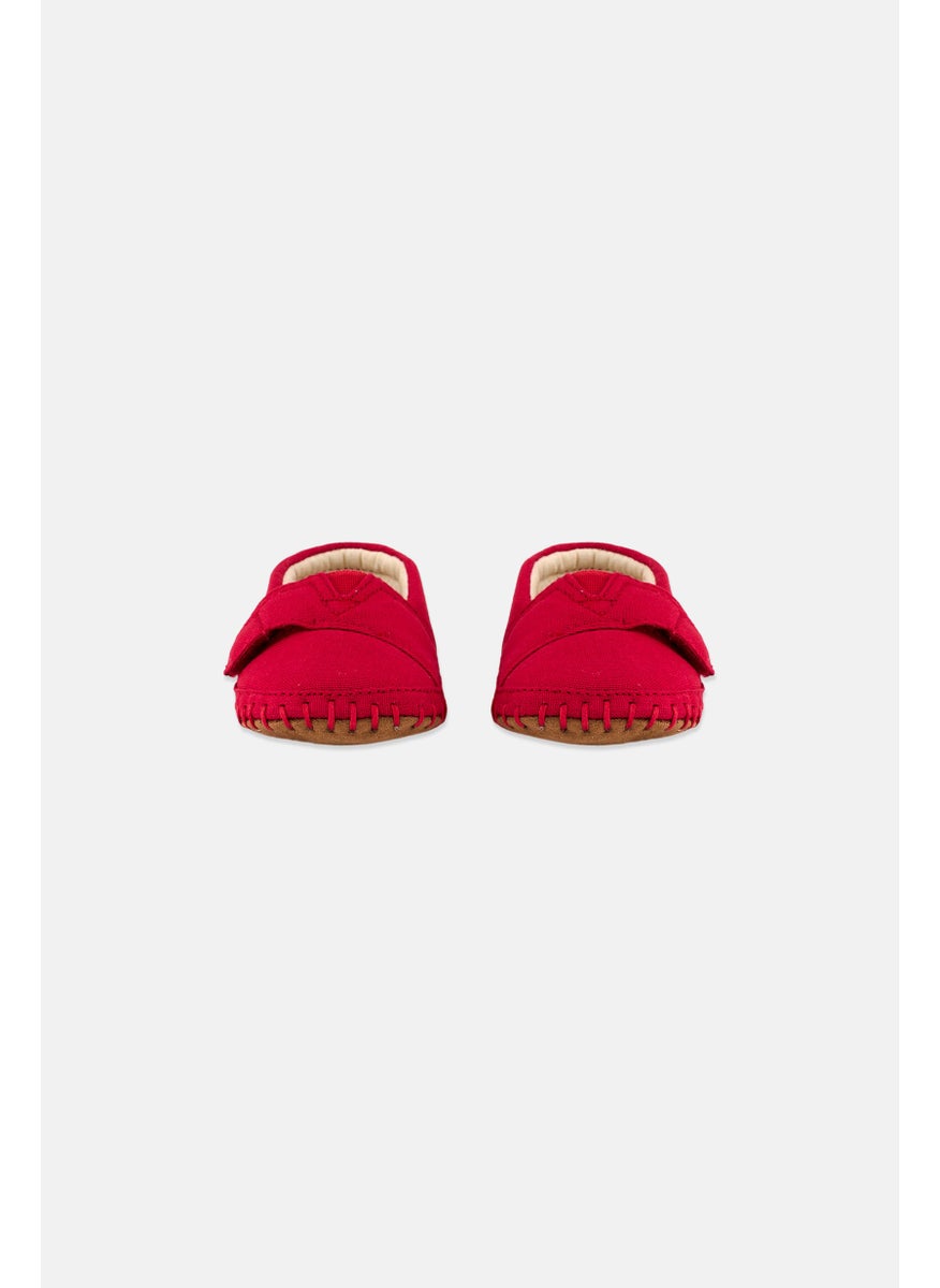 TOMS Toddlers Girl Canvas Slip On Shoes, Red  - Image 2
