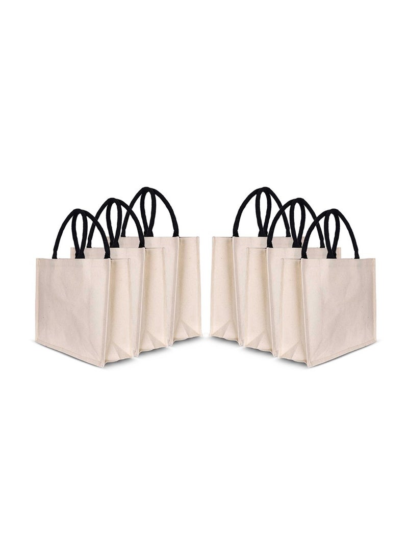 Green Bag (Pack of 10) Laminated Canvas Bags - Image 1