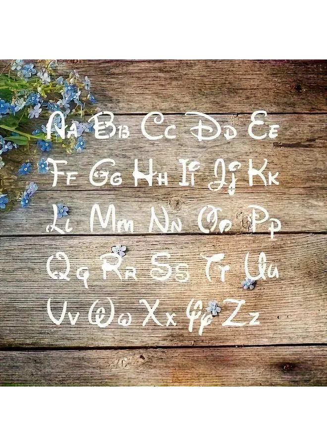 1 4 Sheet Alphabet Stencils for Crafting DIY Lettering Templates Painting and Stamping Style C - Image 4