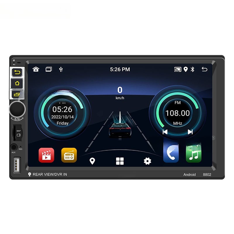 Cross-border smart 7-inch Android large-screen GPS navigator wireless CarPlay HD reversing video 7 inch 1+16G Standard - Image 5
