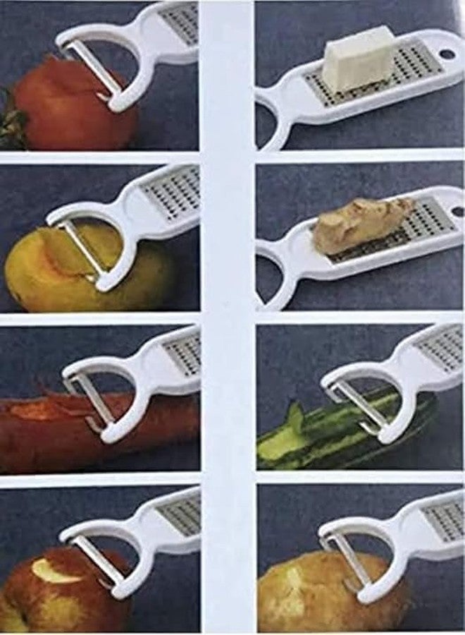 UTOPIC 2 in 1 Vegetable Peeler and Grater – Stainless Steel Cheese, Potato & Carrot Peeler | UTOPIC NOVA - Image 3