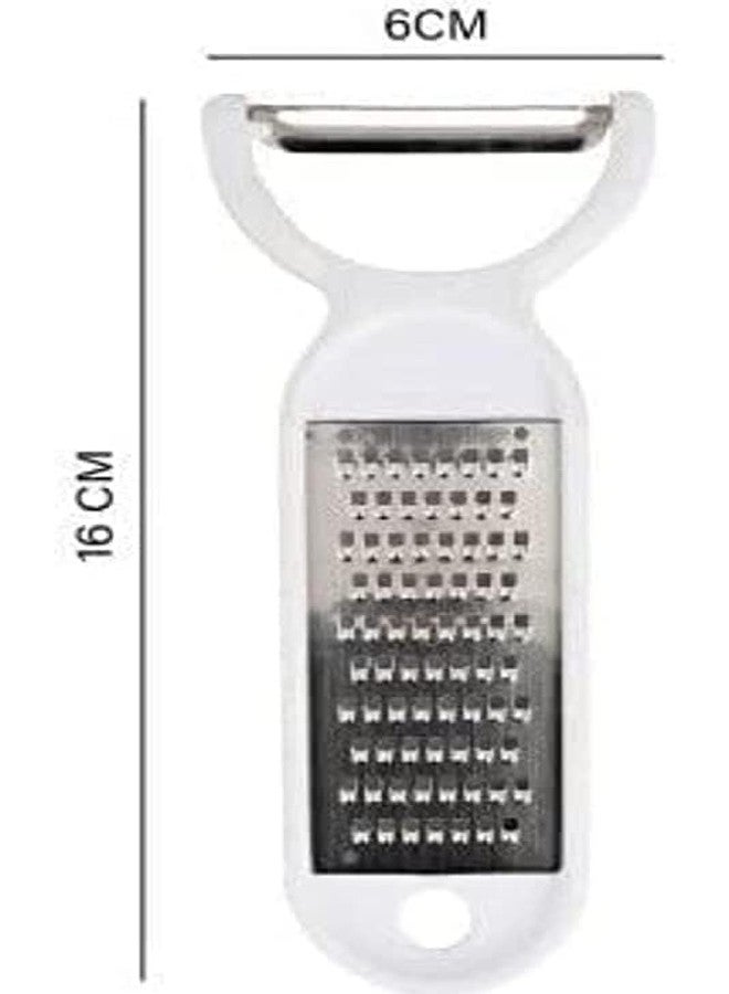 UTOPIC 2 in 1 Vegetable Peeler and Grater – Stainless Steel Cheese, Potato & Carrot Peeler | UTOPIC NOVA - Image 4
