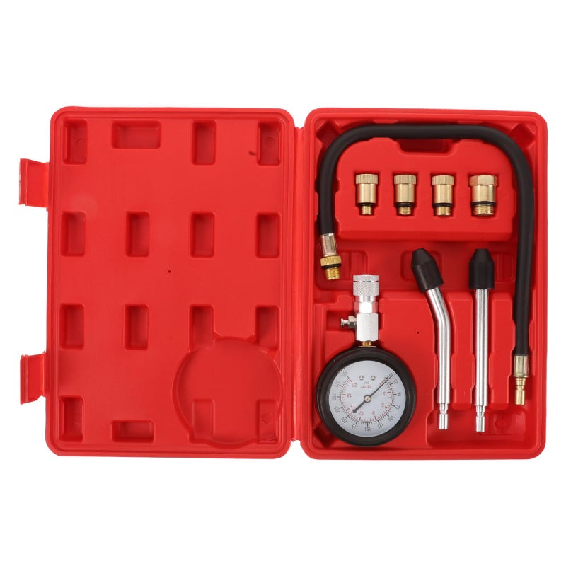 Dual Cylinder Engine Compression Tester Kit for Automotive Motorcycle Small Outboard Motors - Image 2