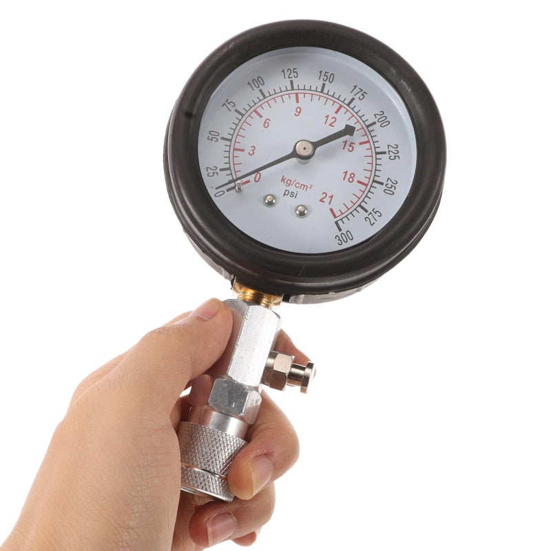 Dual Cylinder Engine Compression Tester Kit for Automotive Motorcycle Small Outboard Motors - Image 4