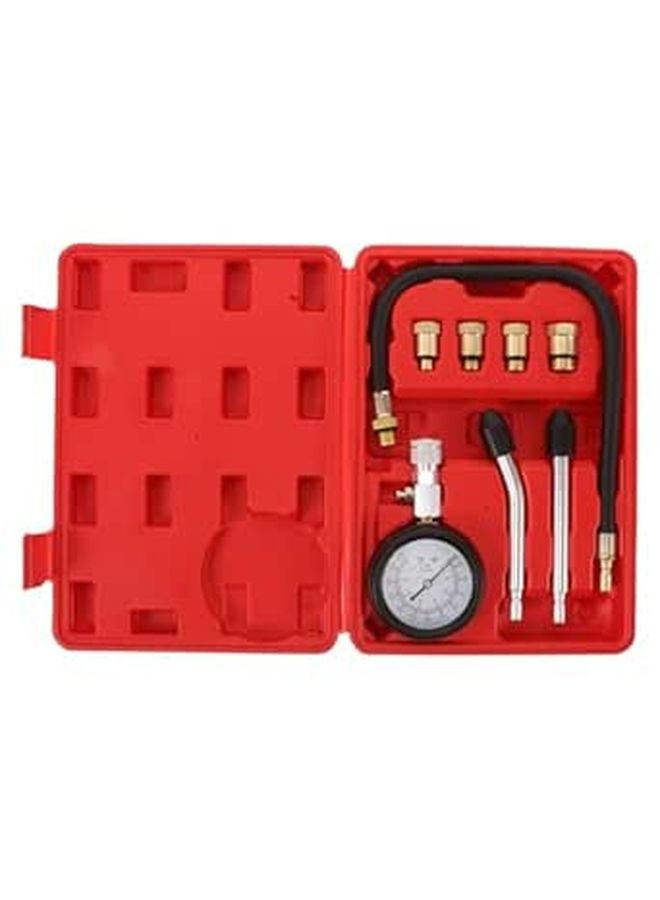 Dual Cylinder Engine Compression Tester Kit for Automotive Motorcycle Small Outboard Motors - Image 1