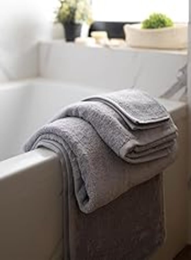 More cottons More Cottons Plain towels (100% Cotton) (grey, 70x140)